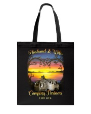 Husband and wife camping partners for life Tote Bag tile
