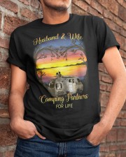 Husband and wife camping partners for life Classic T-Shirt apparel-classic-tshirt-lifestyle-26