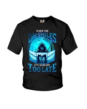 When the DM Smiles It's Already Too Late Youth T-Shirt tile