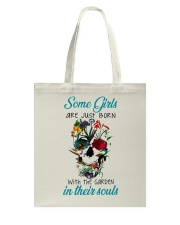 Some girls are just born with Tote Bag tile