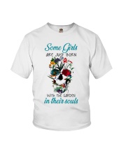 Some girls are just born with Youth T-Shirt tile