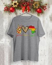 Peace love reggae Classic T-Shirt lifestyle-holiday-crewneck-front-2