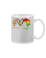 Peace love reggae Mug tile