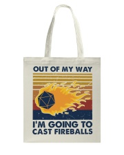 Out of my way Tote Bag tile