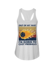 Out of my way Ladies Flowy Tank tile