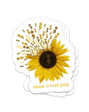 Sunflower sticker Sticker - 4 pack (Vertical) front