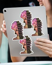 God says you are Sticker - 4 pack (Vertical) aos-sticker-4-pack-vertical-lifestyle-front-11