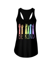 Be kind Ladies Flowy Tank tile