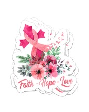 Faith Hope Love Sticker - 4 pack (Vertical) front