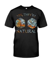 Yes they're natural Classic T-Shirt front