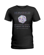 You reach out to Ladies T-Shirt tile
