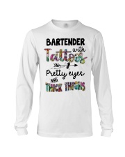 Bartender with tattoos Long Sleeve Tee tile