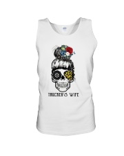 Trucker's wife Unisex Tank tile
