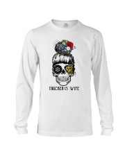 Trucker's wife Long Sleeve Tee tile