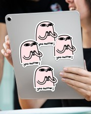 You matter Sticker - 4 pack (Vertical) aos-sticker-4-pack-vertical-lifestyle-front-11