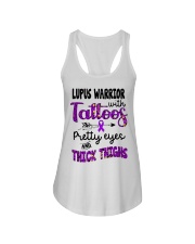 Cystic fibrosis warrior Ladies Flowy Tank tile