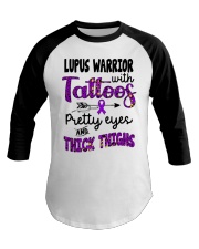 Cystic fibrosis warrior Baseball Tee tile