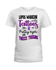 Cystic fibrosis warrior Ladies T-Shirt tile