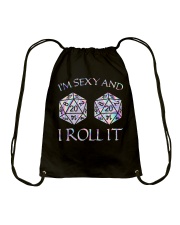 I'm sexy and I roll it Drawstring Bag tile