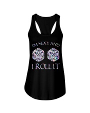 I'm sexy and I roll it Ladies Flowy Tank tile