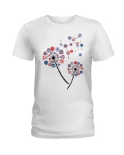 Pawtriot Independence days Ladies T-Shirt tile