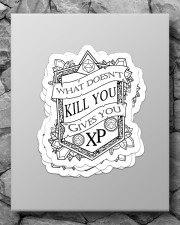 What doesn't kill you gives you XP Sticker - 4 pack (Vertical) aos-sticker-4-pack-vertical-lifestyle-front-09