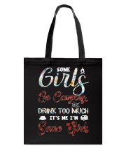 Some girls go camping Tote Bag tile