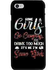 Some girls go camping Phone Case tile