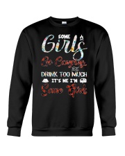 Some girls go camping Crewneck Sweatshirt tile