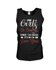 Some girls go camping Unisex Tank tile