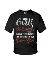 Some girls go camping Youth T-Shirt tile