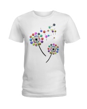 Natural dandelion Ladies T-Shirt tile