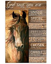 God says you are 11x17 Poster front