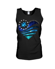 In April We Wear Blue Galaxy Colors Unisex Tank tile