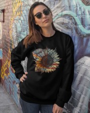 American sunflower Crewneck Sweatshirt lifestyle-unisex-sweatshirt-front-3