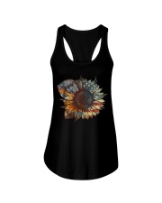 American sunflower Ladies Flowy Tank tile