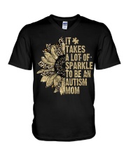 It takes a lot of sparkle - Printed apparels V-Neck T-Shirt tile