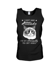 I don't have attitude Unisex Tank tile