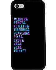 Dungeon First Campaign List Characters Phone Case tile