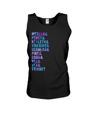 Dungeon First Campaign List Characters Unisex Tank tile