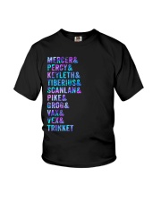 Dungeon First Campaign List Characters Youth T-Shirt tile