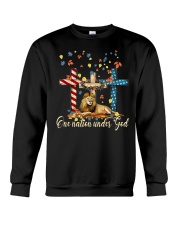 Independence day one nation under God Crewneck Sweatshirt front