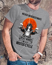 Never underestimate an old woman Classic T-Shirt lifestyle-mens-crewneck-front-4