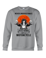Never underestimate an old woman Crewneck Sweatshirt tile