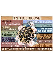 In this house 17x11 Poster front