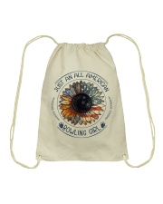 Just an all american Drawstring Bag tile