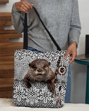 Cute otter All-over Tote aos-all-over-tote-lifestyle-front-10