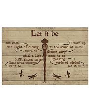 Let it be 17x11 Poster front