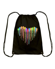 Polyhedral Dice Heart Drawstring Bag tile