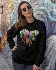 Polyhedral Dice Heart Crewneck Sweatshirt lifestyle-unisex-sweatshirt-front-3